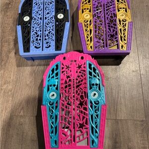 Monster High Skulltimate Secrets fashion lockers and storage cases. Cases only.